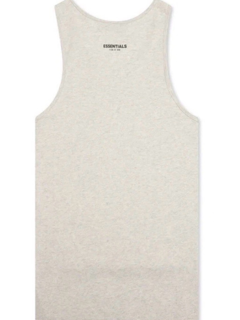 Fear of God ESSENTIALS Men’s Oatmeal Crewback Tank Top